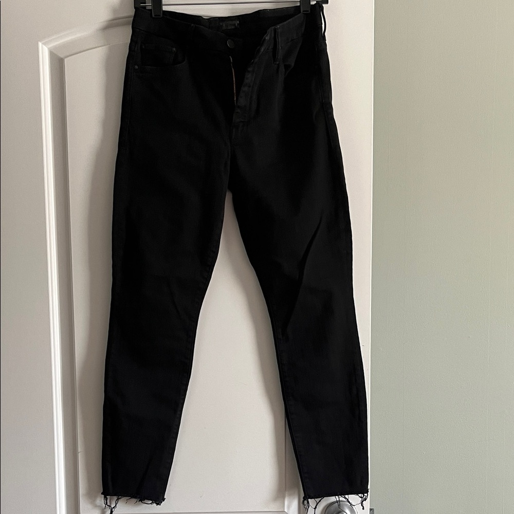 MOTHER Women's Black Skinny Jeans